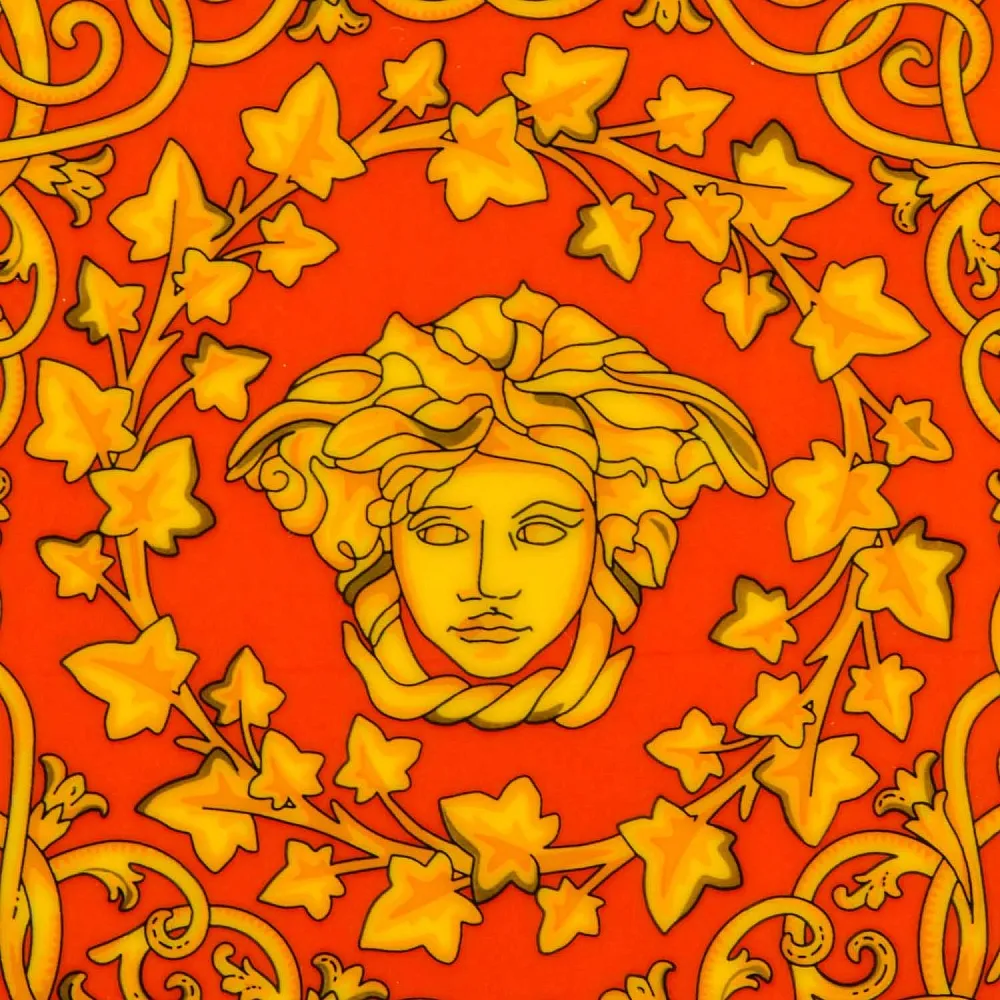 «Floralia Medusa Red» - Коллекционная Фарфоровая Тарелка - Блюдо, VERSACE, Rosenthal Германия.