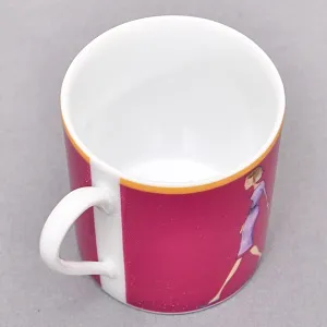 Набор из 4-х Кофейных пар «За покупками - Shopping», Limoges Medard de Noblat Франция, конец ХХ века.