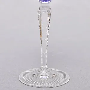 Редкость! Шесть Бокалов для вина из Цветного Хрусталя «ВИНОГРАД», NACHTMANN Германия конец ХХ века.