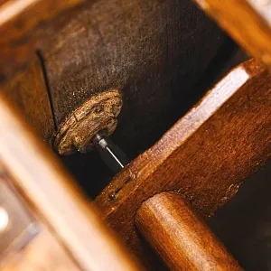 Старинная Антикварная Деревянная Маслобойка, Франция начало ХХ века.