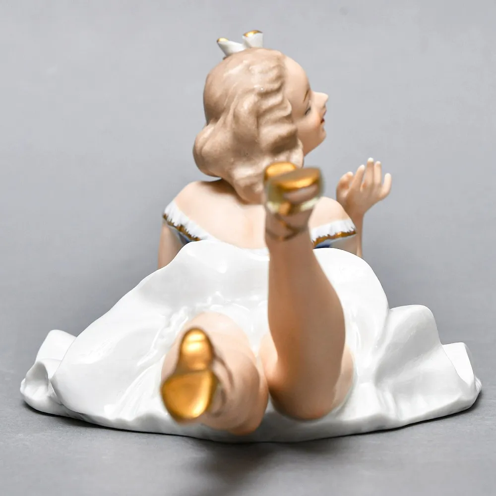 Коллекционная Фарфоровая статуэтка «Танцовщица - балерина», WALLENDORF Германия. 