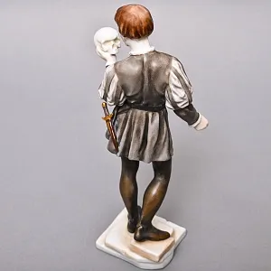 Редкость! Парные Фарфоровые статуэтки «Гамлет и Офелия», HEREND Венгрия - середина ХХ века.