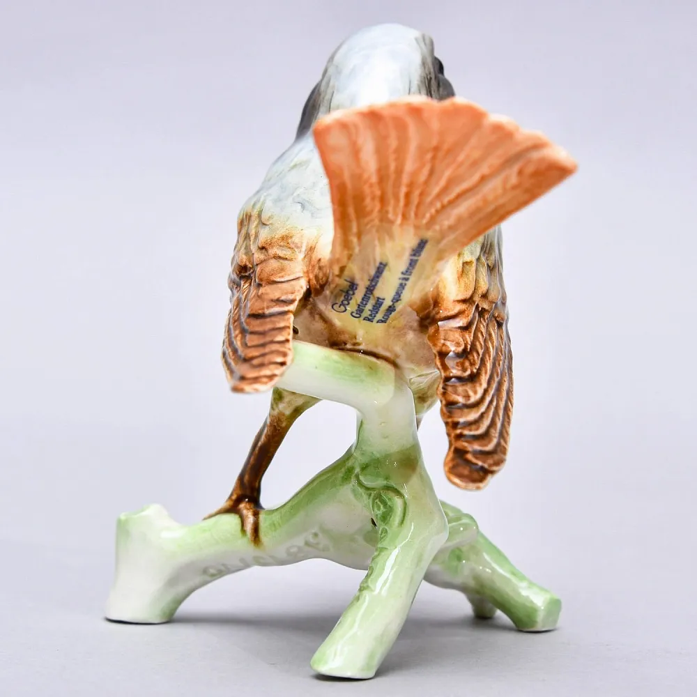 Коллекционная статуэтка «Птица. Горихвостка», Фарфор Goebel, Германия, 1979 - 1990 годы.