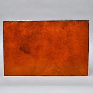 Редкость! Эксклюзивный Кабинетный Настольный Набор Четыре Предмета «БЮРО», Кожа Flamant, Бельгия.