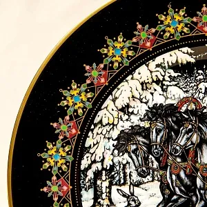 «МОРОЗКО» - Коллекционная Тарелка «Русские Сказки»  Фарфор, Villeroy&Boch Германия -1986 год.