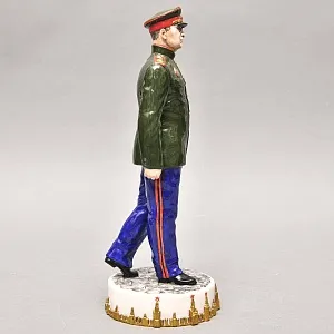 Коллекционная Авторская Статуэтка «Комиссар Государственной Безопасности СССР - Берия Л.П.», фарфор, Россия. 