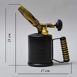 Винтажная Малая Бензиновая Горелка - Паяльная Лампа «ПРОМЕТ», СССР -60-е гг.