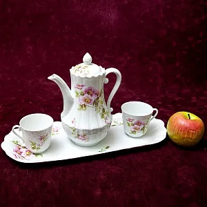 Чайно-кофейный Фарфоровый набор «Тет-а-Тет» из серии «Шиповник», Limoges Франция -1979 год.