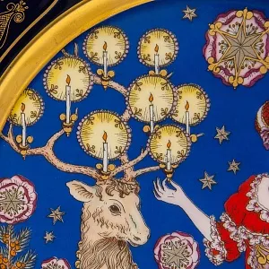 Коллекционная Тарелка - Блюдо «РОЖДЕСТВО -1978 год» Фарфор, Hutschenreuther, Германия.