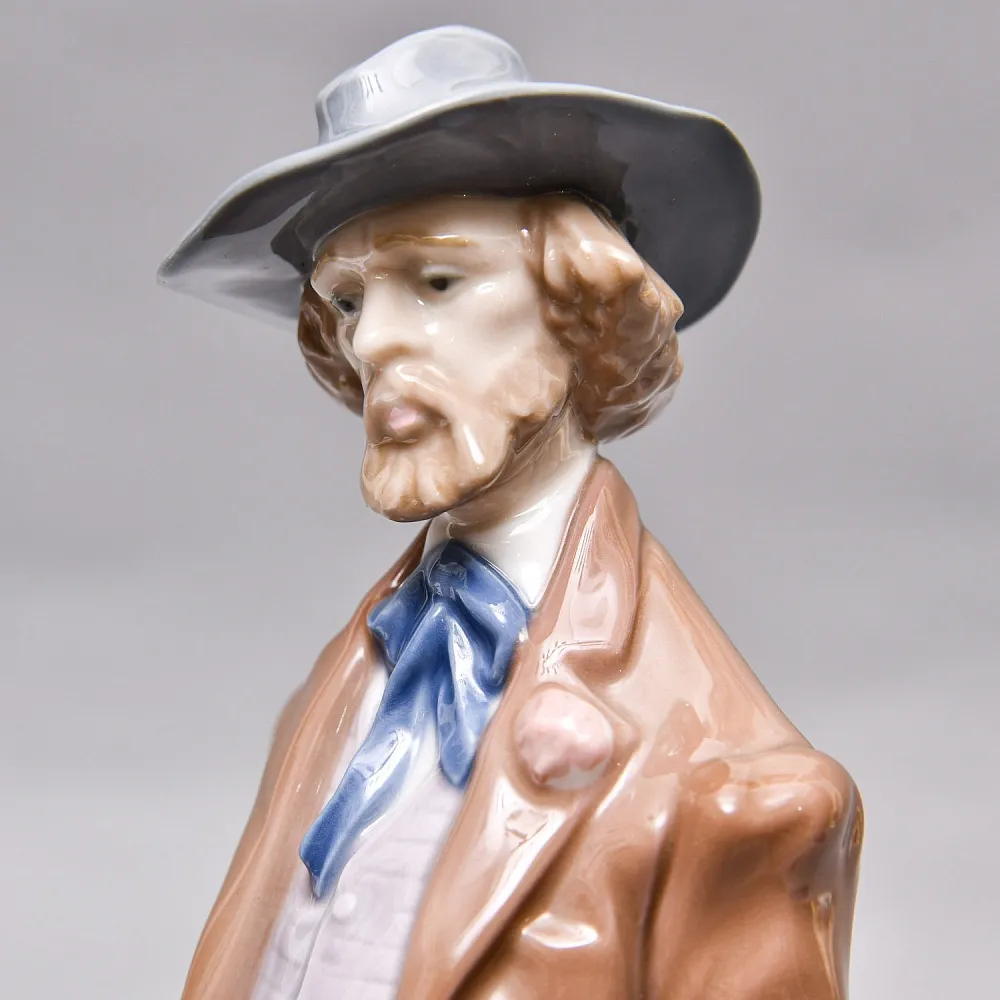 Коллекционная Фарфоровая статуэтка «Странствующий Художник», Lladro / Лядро Испания.