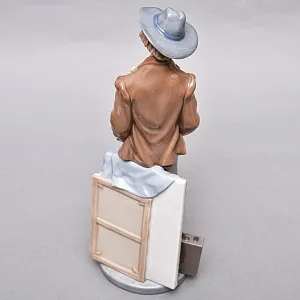 Коллекционная Фарфоровая статуэтка «Странствующий Художник», Lladro / Лядро Испания.