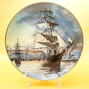 Коллекционная Тарелка «Парусные Корабли - FLYING CLOUD» Фарфор США, The FRANKLIN MINT -1981 год.