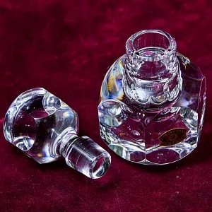 Редкость! Хрустальный Парфюмерный Флакон для духов «KATIA», VAL SAINT LAMBERT, Бельгия.