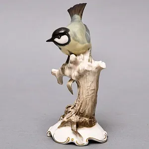  Коллекционная Фарфоровая статуэтка «Птица. Синица», Hutschenreuther Германия, 1955 -1968 годы. 