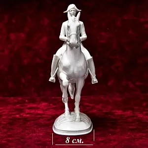 Редкая! Коллекционная Фарфоровая статуэтка «РЫСЬ», Wiener Porzellanmanufaktur Augarten, Австрия, середина ХХ века.