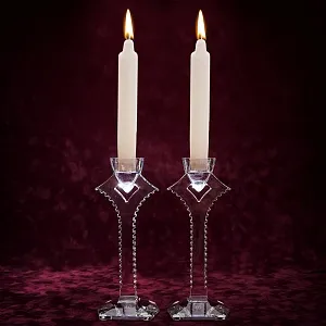 Пара Хрустальных Подсвечников БАККАРА / BACCARAT, Фрация, 70 -е годы ХХ века.