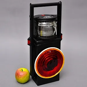 Большой Винтажный Железнодорожный Сигнальный Вагонный Фонарь, СССР - 1977 год.