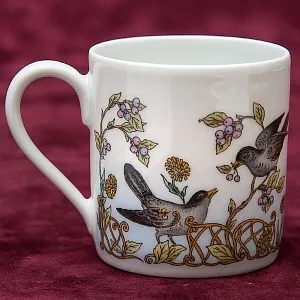 Коллекционная Кофейная пара «Октябрь» Фарфор HUTSCHENREUTHER Германия