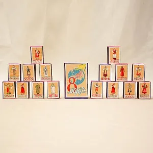 Памятный Сувенирый Набор - Хозяйственные Спички «8 -е МАТРА», СССР - 1967 год.