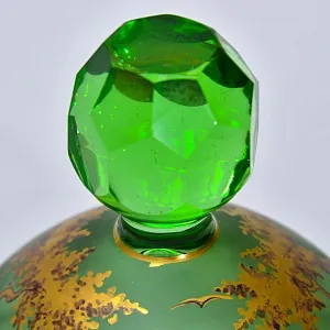 Парфюмерный набор из 3-х предметов «Влюбленная пара. Свидание», Хрусталь Johann Oertel & Co. Богемия.