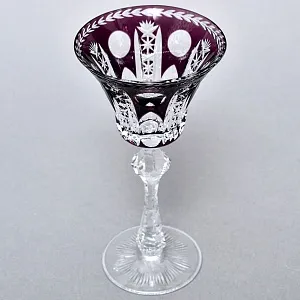 Антикварный Хрустальный Бокал для вина, Knittel FAKIRIS, Германия, конец 30-х гг.