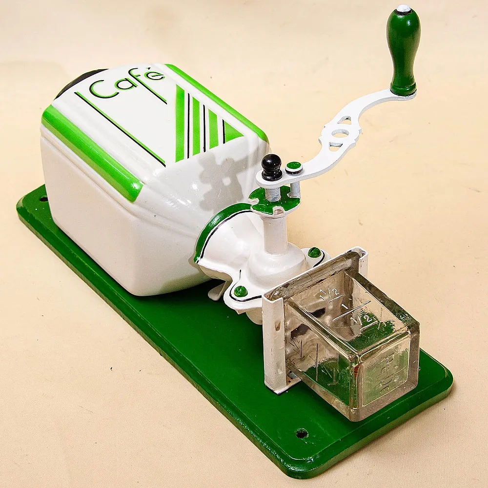 Старинная Настенная Ручная Механическая Кофемолка «PeDe» в стиле АРТ-Деко, Голландия.