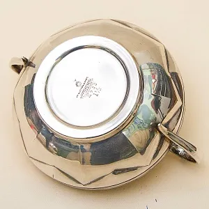 Набор для подачи Чая, АРТ ДЕКО, Silverplate William Hutton&Sons Англия, начало ХХ века.