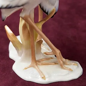 Коллекционная Фарфоровая Статуэтка «Птицы - Две Цапли», Hutschenreuther, Германия -1965 год.