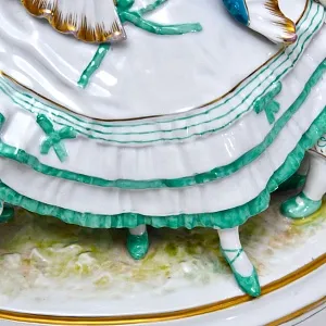 Редкость! Коллекционная Фарфоровая статуэтка «Мама и дети. На прогулке», Karl Ens Германия.