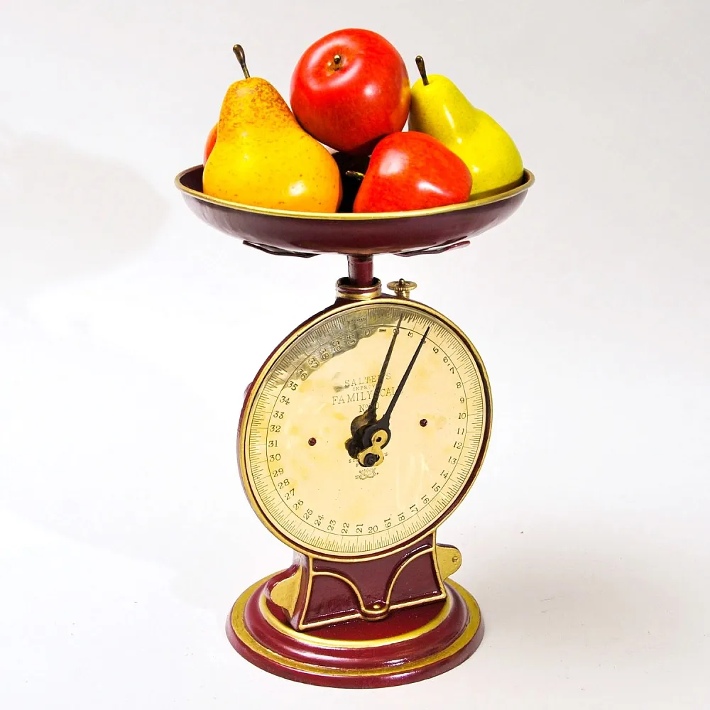 Антикварные Кухонные Механические Весы Повышенной точности, SALTER'S Англия конец ХIХ века.