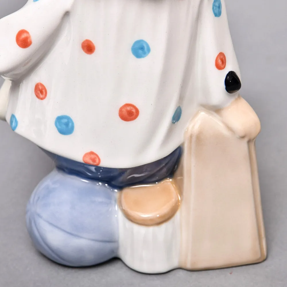 Фарфоровая статуэтка «Клоун с cаксофоном», TENGRA Испания, вторая половина ХХ века.