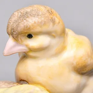 Коллекционная Фарфоровая статуэтка «Два Цыплёнка», Карл Энс / Karl Ens Германия, 30-е гг. ХХ века.