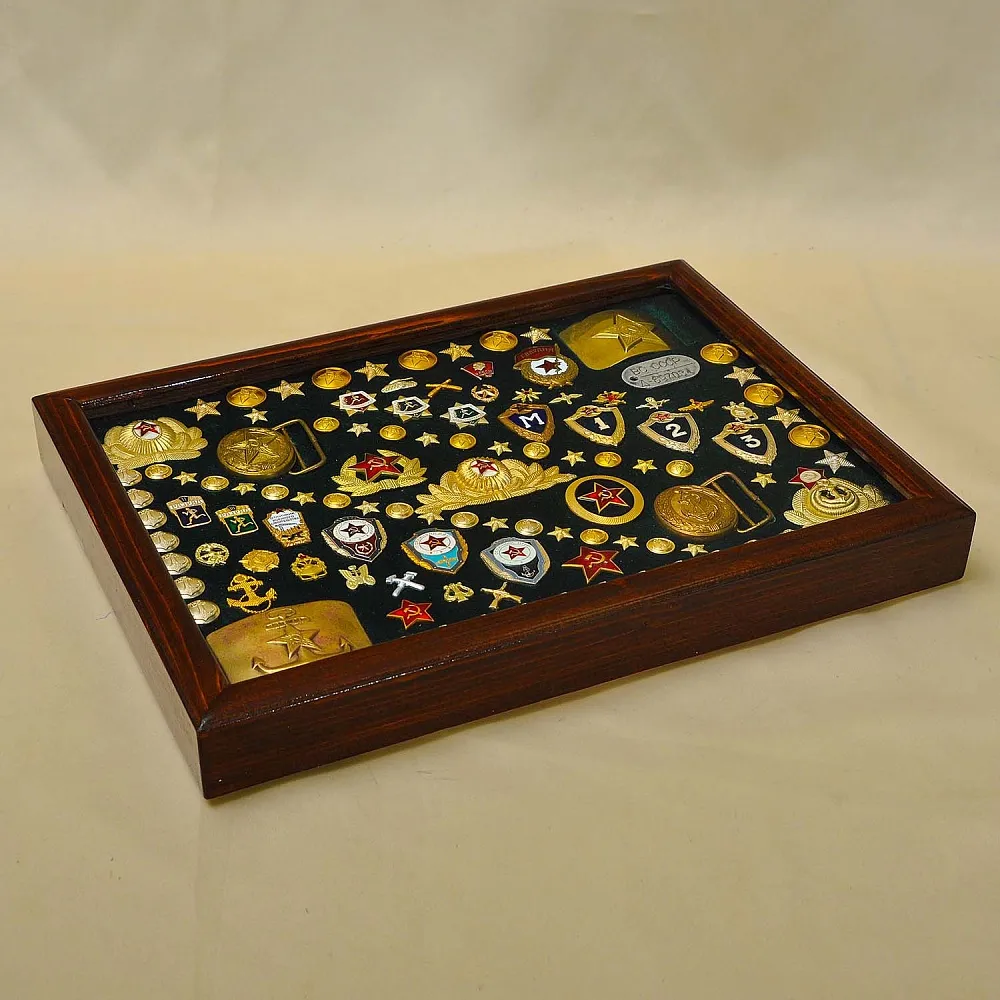 Настенное Панно - Картина «Элементы формы и Знаки отличия ВС СССР», Россия вторая половина ХХ в.