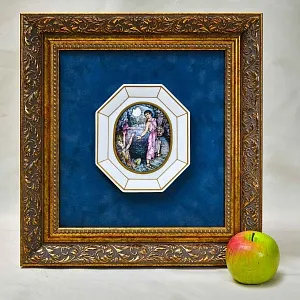 Картина - Панно - Фарфоровая Плакетка «Орфей и Эвридика», Villeroy&Boch. Германия -1980 год.