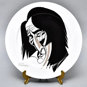 Большое Авторское Настенное Блюдо - Тарелка «Niccolò Paganini», Rosenthal Studio Line, Германия -2000 год. 