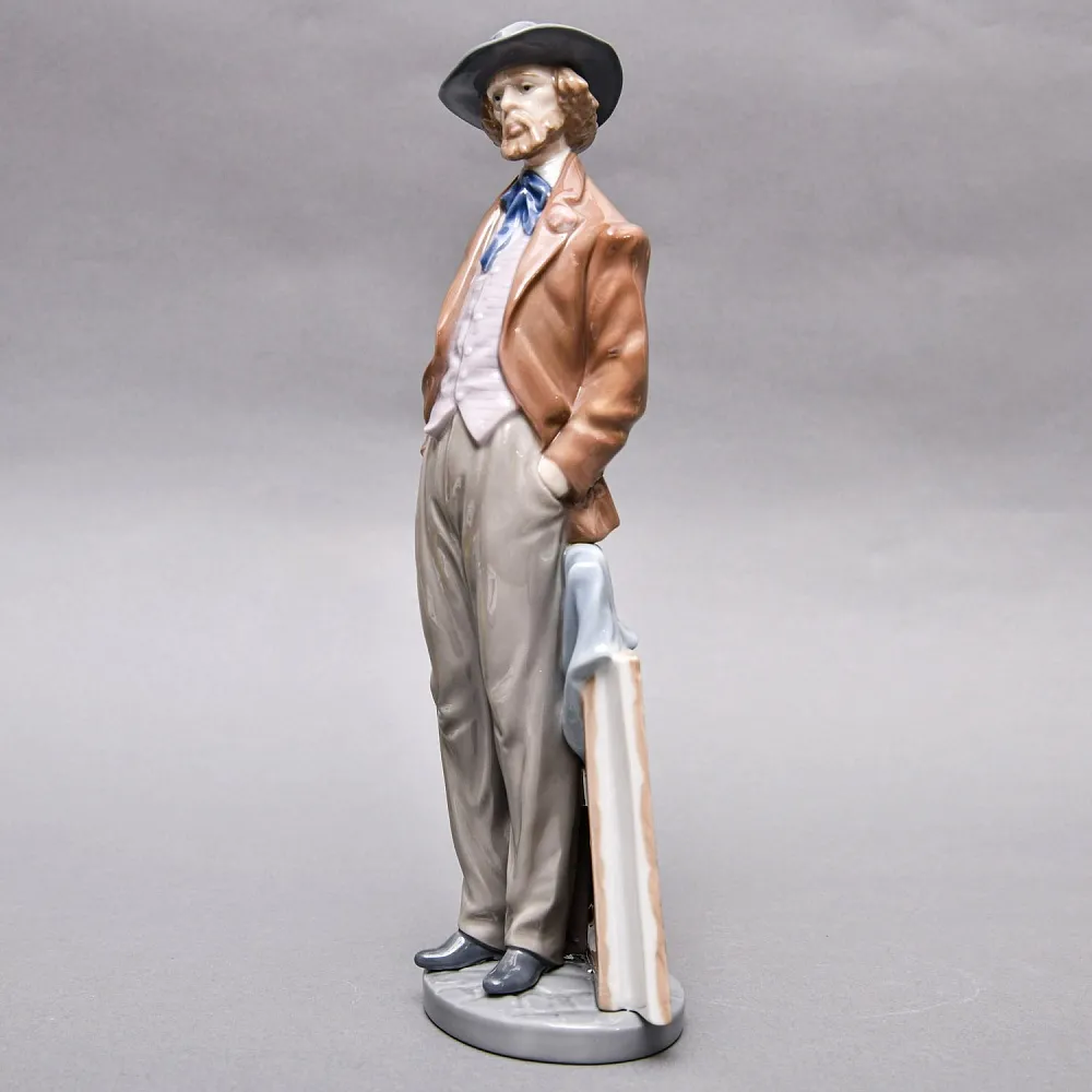 Коллекционная Фарфоровая статуэтка «Странствующий Художник», Lladro / Лядро Испания.