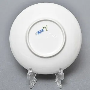 Антикварная Кофейная пара «Летние цветы», Фарфор Royal Copenhagen Дания, 1870 - 1890 годы. 