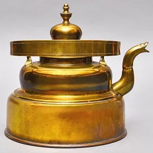 Винтажный Латунный Чайник на 3 литра. Германия середина ХХ века.