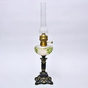 Старинная Керосиновая Лампа Hugo Schneider, Leipzig, Германия -1924 год.