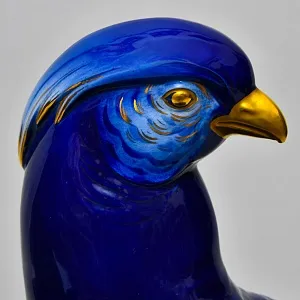 Антикварная Фарфоровая Статуэтка «Птица - Королевский Фазан», VOLKSTED Германия, 30-е гг. ХХ века.