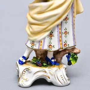 Парные Фарфоровые статуэтки «Молодое вино. Садовник и Садовница», RUDOLF KAMMER Германия - 50гг.