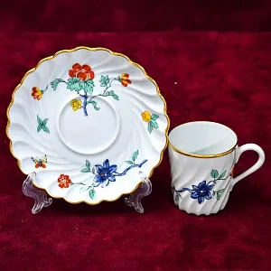 Коллекционная Фарфоровая Кофейная пара HAVILAND Limoges, Франция.