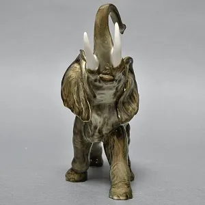 Коллекционная Фарфоровая статуэтка «Идущий СЛОН», Hutschenreuther Германия, 1955 -1968 годы. 