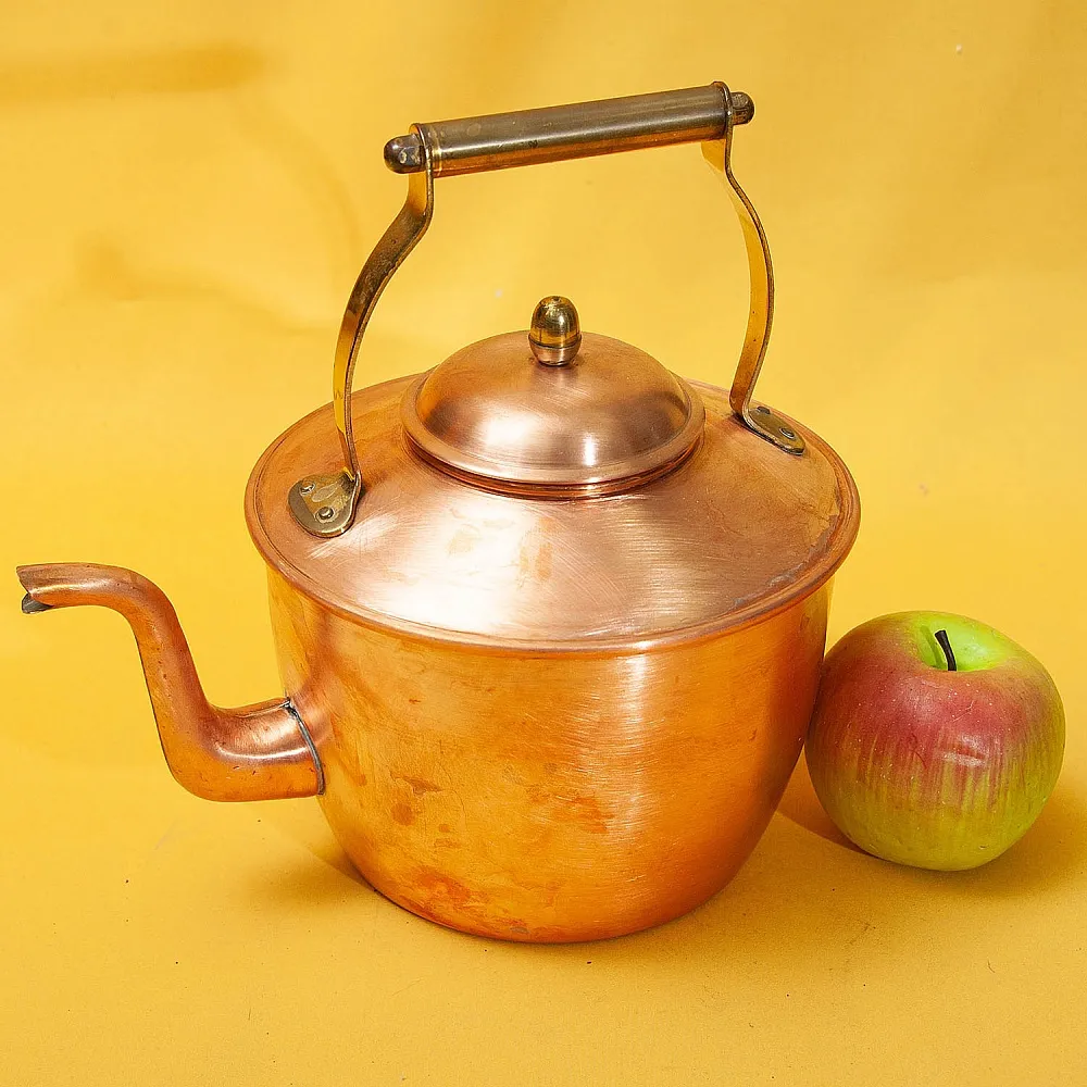 Винтажный Медный Чайник на 3 литра. Франция середина ХХ века.