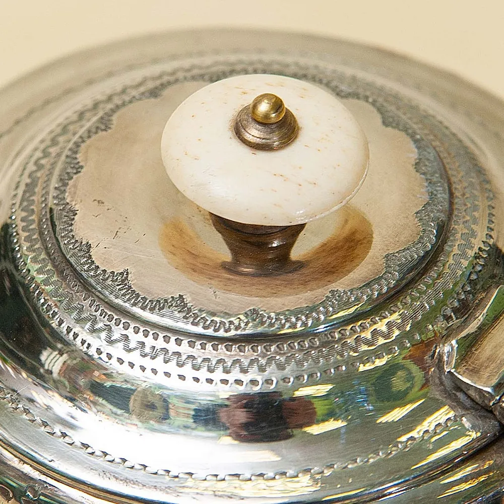 Антикварный Заварочный Чайник. Метал Silverplate, SHEFFIELD Англия начало ХХ века.