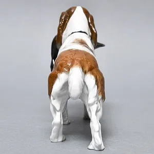 Коллекционная статуэтка «ОХОТНИЧЬЯ СОБАКА. Спрингер-спаниель с уткой», Фарфор ROSENTHAL Германия. 