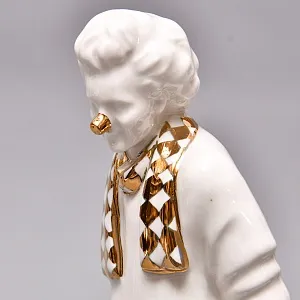 Авторская Коллекционная Фарфоровая Статуэтка Клоун - «Вячеслав Полунин» Россия. 