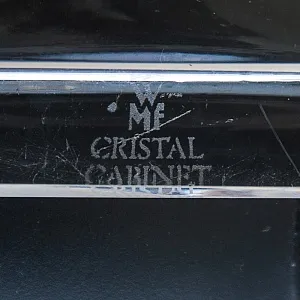 Классическая Ваза Цветного Хрусталя WMF Crystal Cabinet Германия Н-30 см., конец 60-х гг.