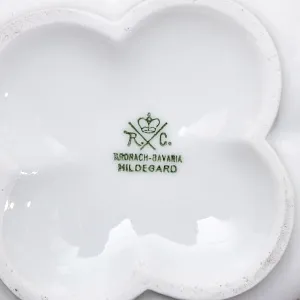 Антикварная Шкатулка - Бонбоньерка из коллекции «Hildegard», Фарфор ROSENTHAL Германия, 1891 - 1906 годы.