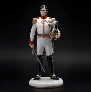 Коллекционная Авторская Статуэтка «Генералы Отечественной Войны 1812 года - Голицын Д.В.», фарфор, Россия. 